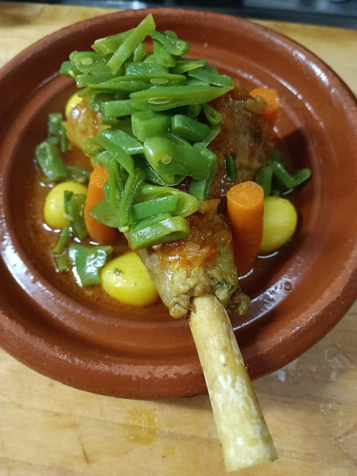 Tagine met lamsvlees en groenten