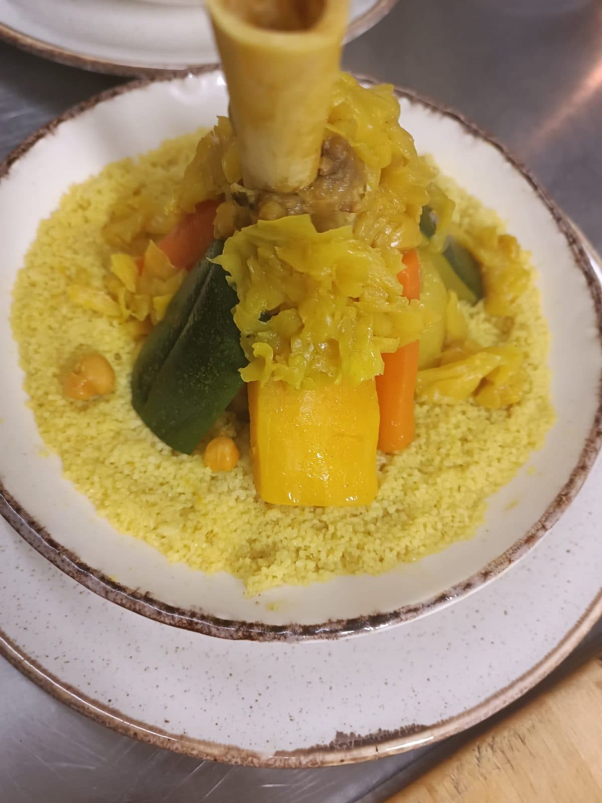 Couscous met lamsvlees en groenten